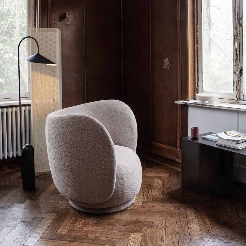 PRE ORDER ferm LIVING Rico Lounge Chair Bouclé Fabric