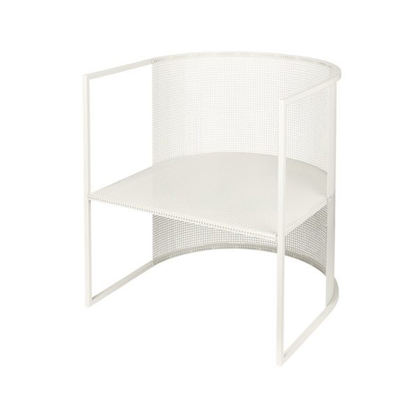 PRE ORDER - KRISTINA DAM STUDIO Bauhaus Lounge Chair, White-32848