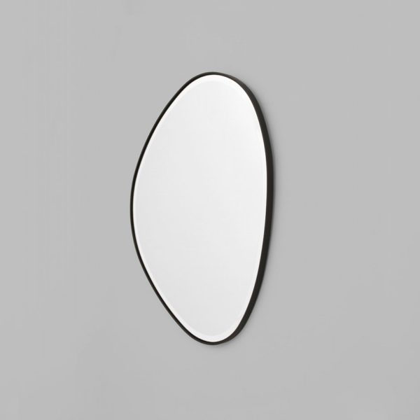 MIDDLE OF NOWHERE Pebble Mirror, Black 70x90cm-33647
