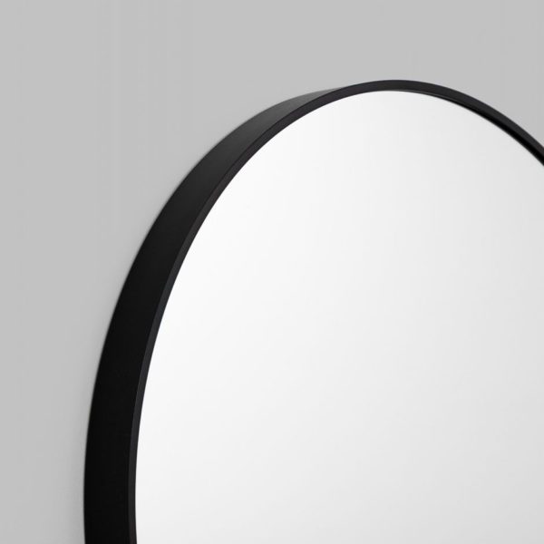 MIDDLE OF NOWHERE Simplicity Round Mirror Black - 3 Sizes-33651
