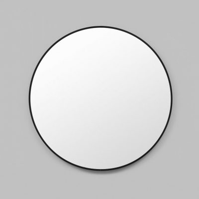 MIDDLE OF NOWHERE Simplicity Round Mirror Black - 3 Sizes-0