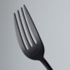 KROF Collection No.1 Matte Black 24pc Cutlery Set-34031