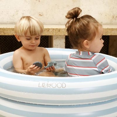LIEWOOD Leonore Kids Inflatable Pool Sea Blue/Crème De La Creme (In & Outdoor Use) -0