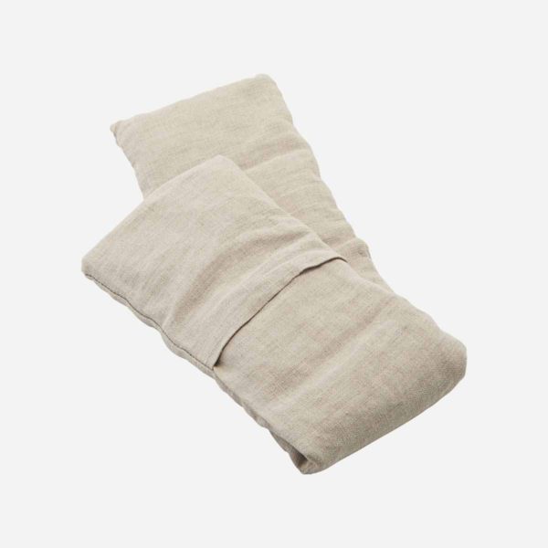 MERAKI Organic Therapy Pillow/Heat Pack, Beige w/ Clay Beads-34576
