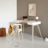 OLIVER FURNITURE Wood Desk, H 66cm/Adjustable Legs-0