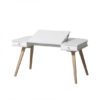 OLIVER FURNITURE Wood Desk, H 66cm/Adjustable Legs-34792