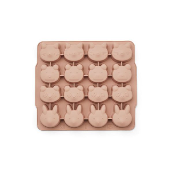 LIEWOOD Sonny Kids Silicone Ice Cube Tray, 2 Pack, Rose Mix-35216