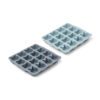 LIEWOOD Sonny Kids Silicone Ice Cube Tray, 2 Pack - Blue Mix-0