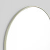 MIDDLE OF NOWHERE Bjorn Oval Mirror, Silver - 50x75cm-35957