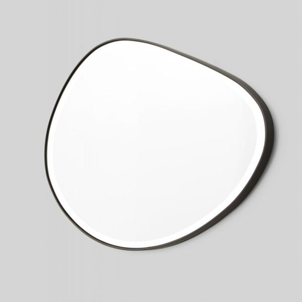 MIDDLE OF NOWHERE Pebble Mirror, Black 120x70cm-35579