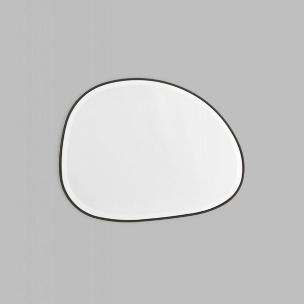MIDDLE OF NOWHERE Pebble Mirror, Black - 55x70cm-35962