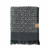 METTE DITMER Morocco Towel, Organic Cotton, 50x90cm Black/White-36180