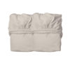 LINEA BY LEANDER Organic Cot Fitted Sheet Pack of 2 - 4 Colours-36434