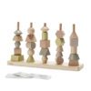 BY ASTRUP Wooden Educational Stacking Tower Set, 26pcs-0