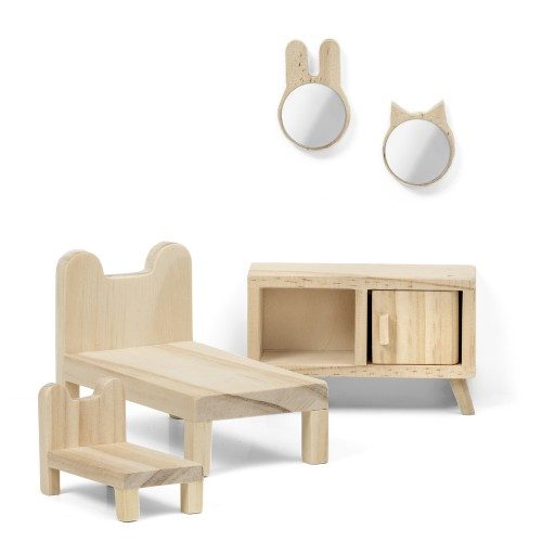 LUNDBY DIY Doll’s Bedroom Furniture Set-0