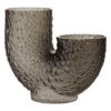 AYTM Arura Medium Glass Vase, H26cm, Black