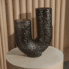 AYTM Arura High Glass Vase H40cm, Black