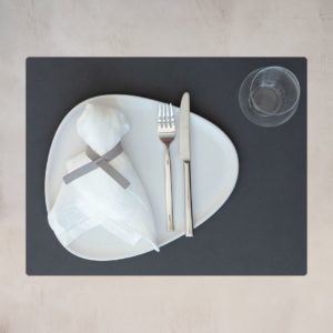 LIND DNA Nupo Square Placemat, Anthracite
