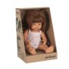 MINILAND Baby Doll Caucasian Boy with Down Syndrome 38cm