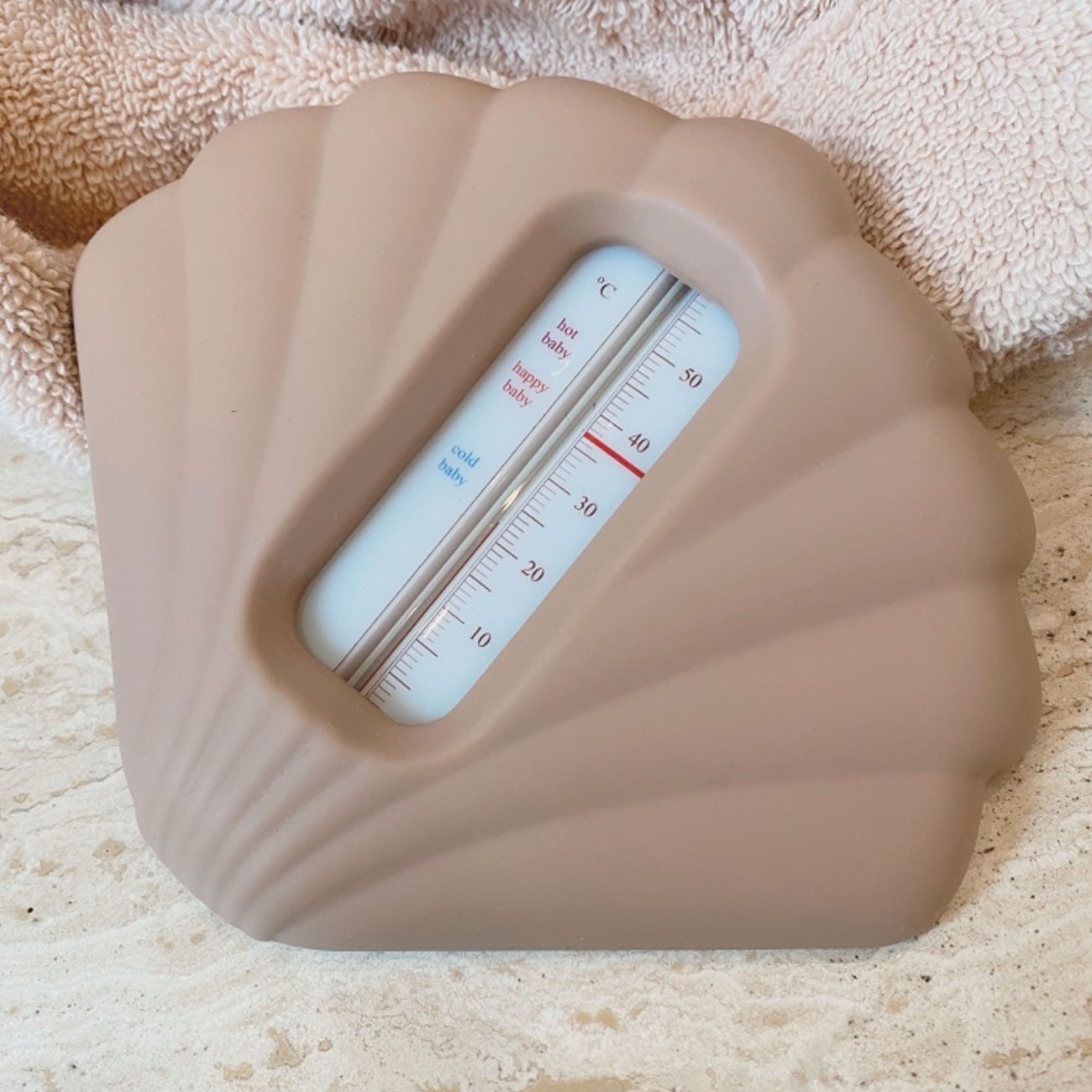 KONGES SLØJD Silicone Kids Bath Thermometer Blush