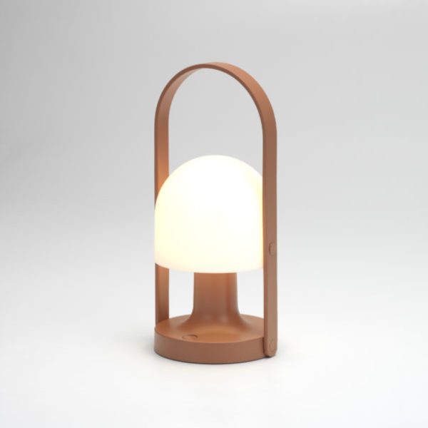 MARSET Follow Me Lamp (Portable+Rechargeable) Night Light, Terracotta