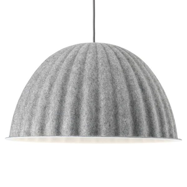 MUUTO Under the Bell Felt Pendant Lamp 55cm, Grey