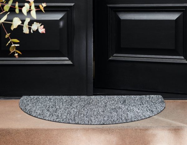 CHILEWICH Welcome Mat, Shag In Out Mat Heathered/Fog 53x91cm