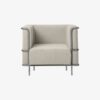 PRE-ORDER |  KRISTINA DAM STUDIO Modernist Lounge Chair / Armchair, Beige Bouclé