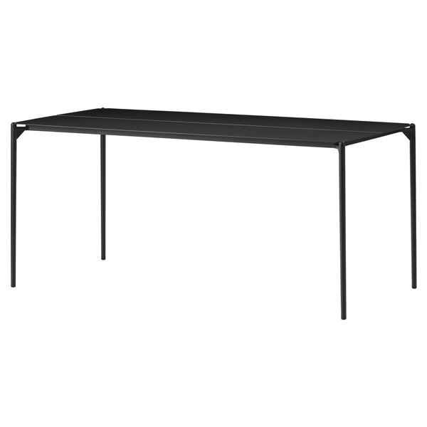 AYTM Novo In/Outdoor Table, 160x80cm, Black/Black