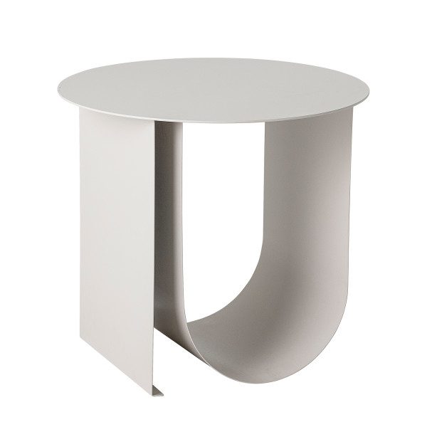 BLOOMINGVILLE Cher Side Table / Bedside Table Off White Metal | Designstuff