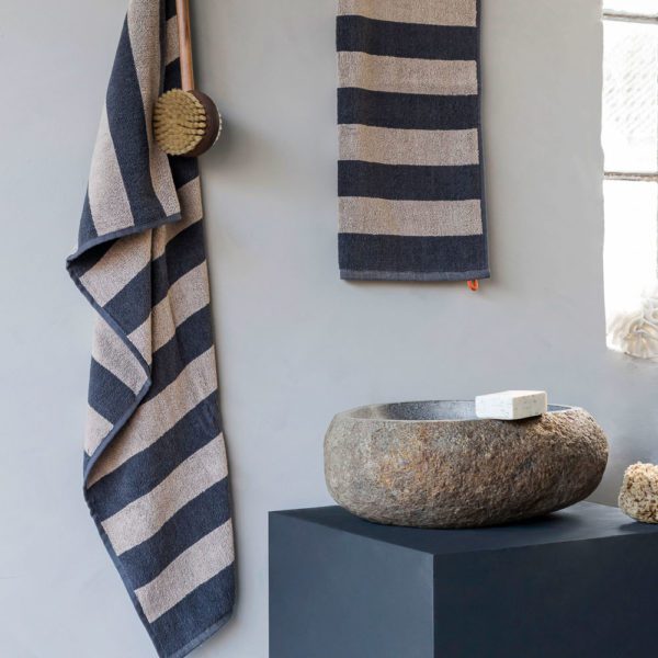 METTE DITMER Aros Bath Towel, Organic Cotton, 70x135cm, Sand