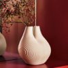 HAY W&S Chamber Vase, H19.5cm, Light Beige