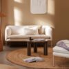 PRE-ORDER | ferm LIVING Post Coffee Table Small, Smoked Oak Star