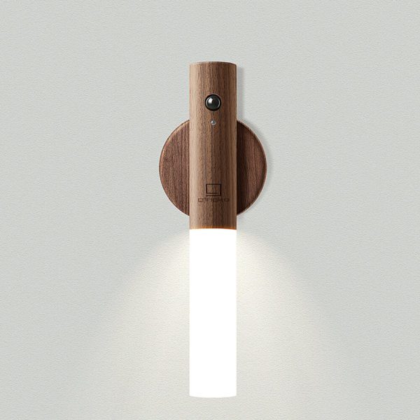 GINGKO Smart Baton Motion Sensor Light, Natural Walnut