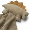 LIEWOOD Agnete Cuddle Cloth, Organic Cotton, Dino Khaki