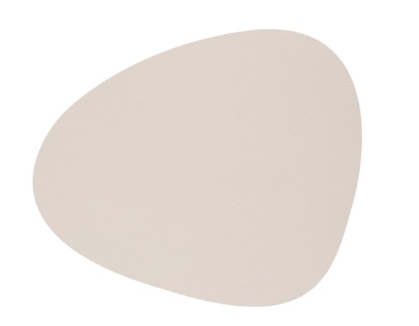 LIND DNA Nupo Curve Table Placemat L, Soft Nude