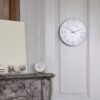 ARNE JACOBSEN Bankers Wall Clock, Ø29 cm, White