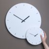 TOO DESIGNS Minimal Clock, White, Ø 49 cm
