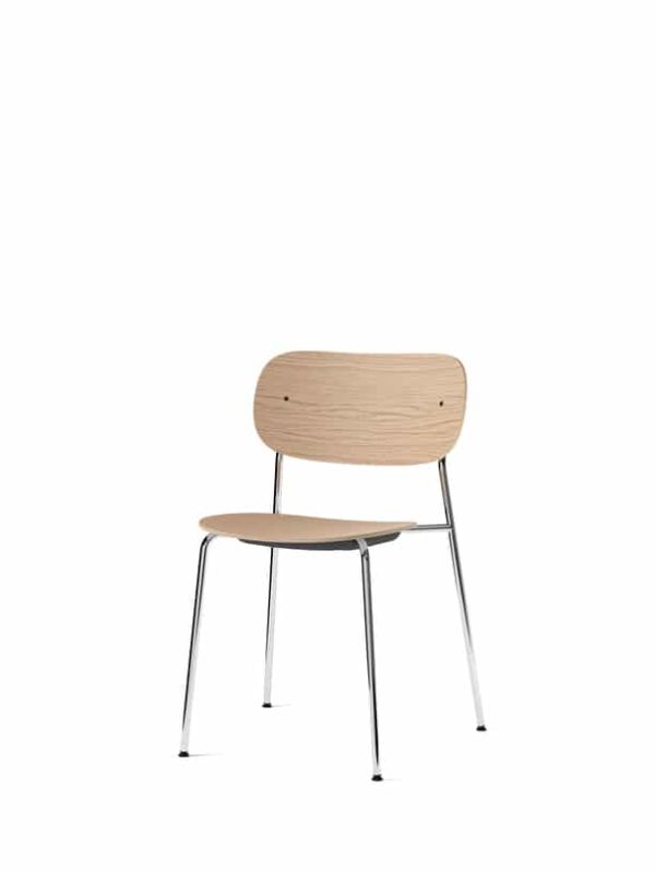 PRE-ORDER | AUDO CPH (Ex MENU) Co Dining Chair, Chrome/Natural Oak