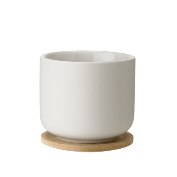 STELTON Theo Coffee/Tea Cup With Coaster, Sand
