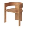 KRISTINA DAM STUDIO Collector Occasional Dining Chair, Oak/Walnut