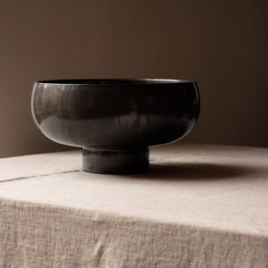 AUDO CPH (ex MENU) New Norm Fruit Bowl by Norm Architects, D24.8cm, Dark Glazed