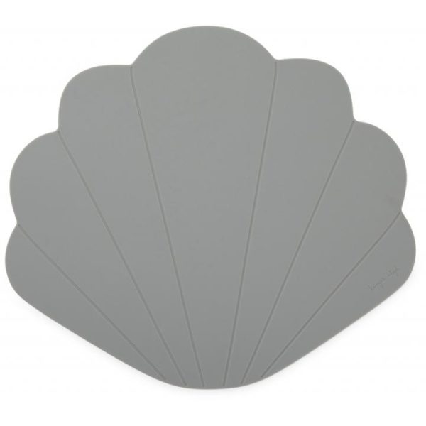 KONGES SLØJD Silicone Placemat Clam, Light Blue