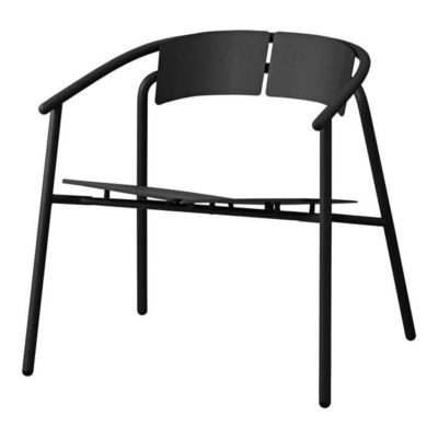 AYTM Novo Indoor/Outdoor Lounge Chair, Black/Black (In Stock)
