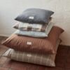 OYOY Kyoto Floor Cushion, 80x80cm, Dark Caramel