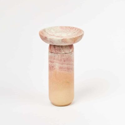 ASILI Amina Bowl, Pink Stone , Small