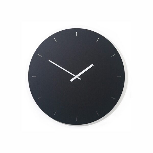 TOO DESIGNS Minimal Clock, Black, Ø 49 cm