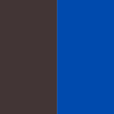 Chocolate/Bright Blue