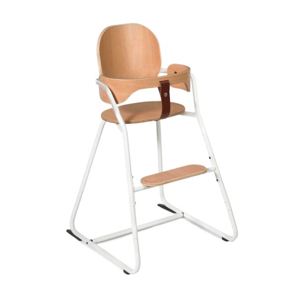CHARLIE CRANE Tibu High Chair with Baby Set, Gentle White