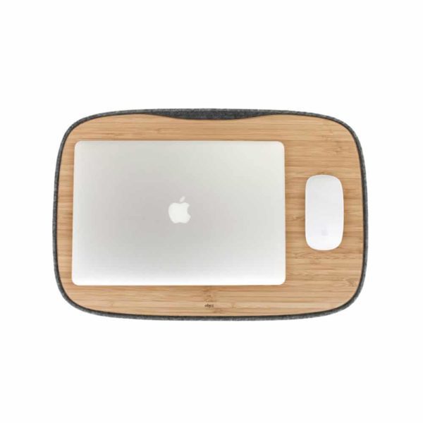 OBJCT CO Lapod Portable Lap Desk, Ash/Natural